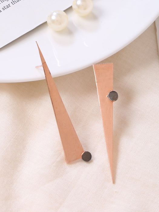 Tercet Earrings - Rose Gold/Black