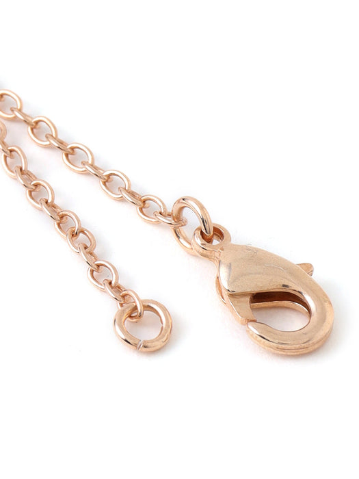 Horseshoe Watch Chain Charm - Rosegold