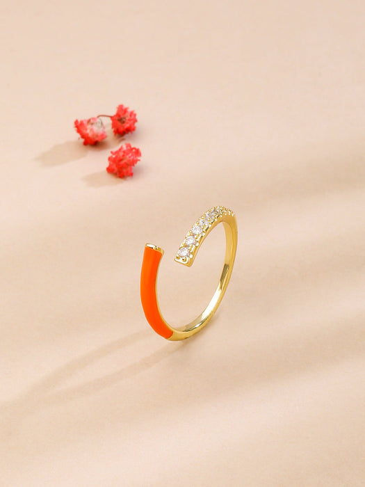 Lollipop Ring - Orange