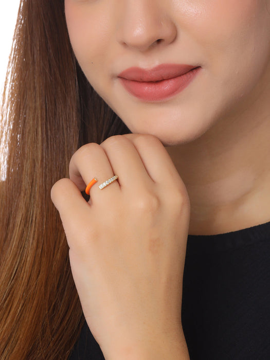 Lollipop Ring - Orange