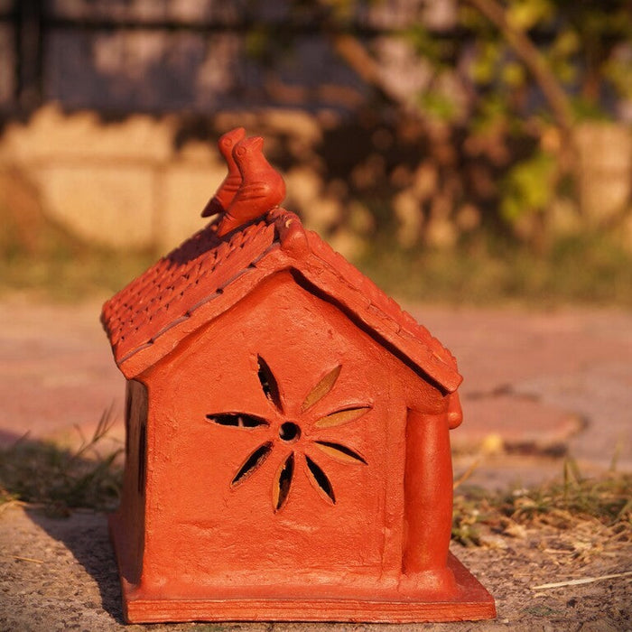 Mp Terracotta Craft Birdhouse