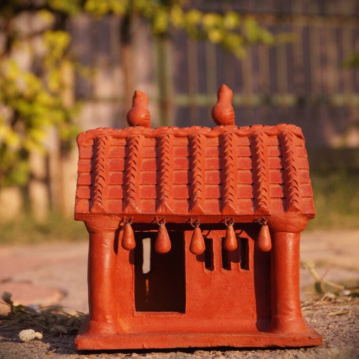 Mp Terracotta Craft Birdhouse