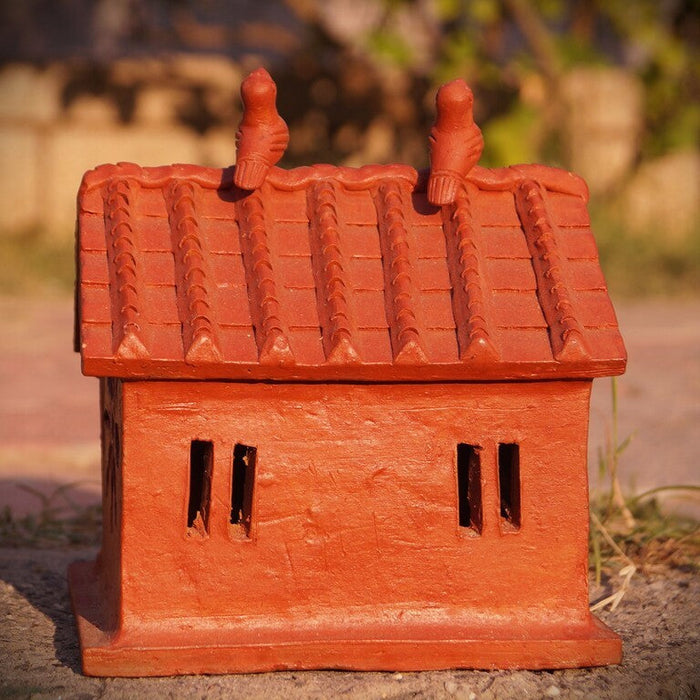 Mp Terracotta Craft Birdhouse