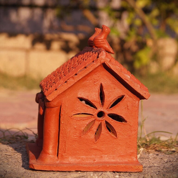 Mp Terracotta Craft Birdhouse