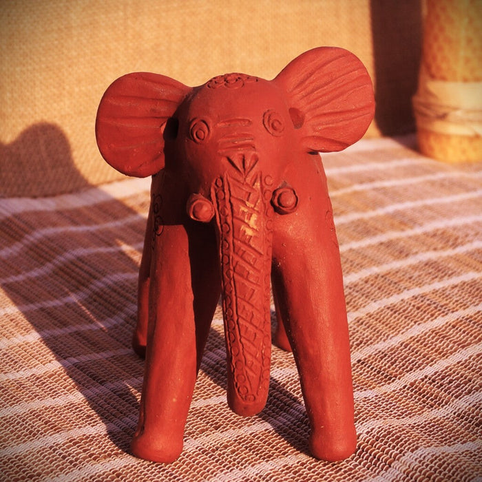 Mp Terracotta Craft Votive Animal Figurines