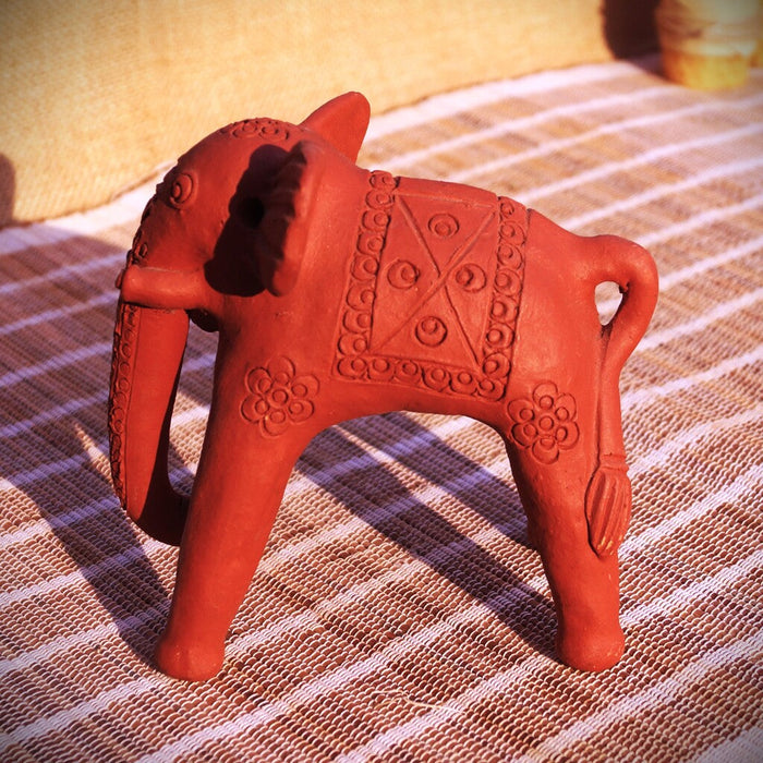 Mp Terracotta Craft Votive Animal Figurines