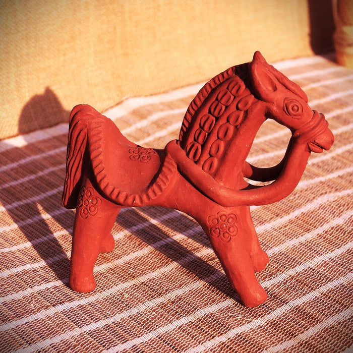 Mp Terracotta Craft Votive Animal Figurines