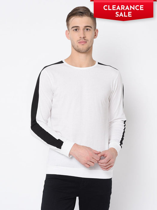 Cut & Sew Raglan Sleeve T Shirt For Men