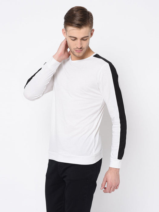 Cut & Sew Raglan Sleeve T Shirt For Men