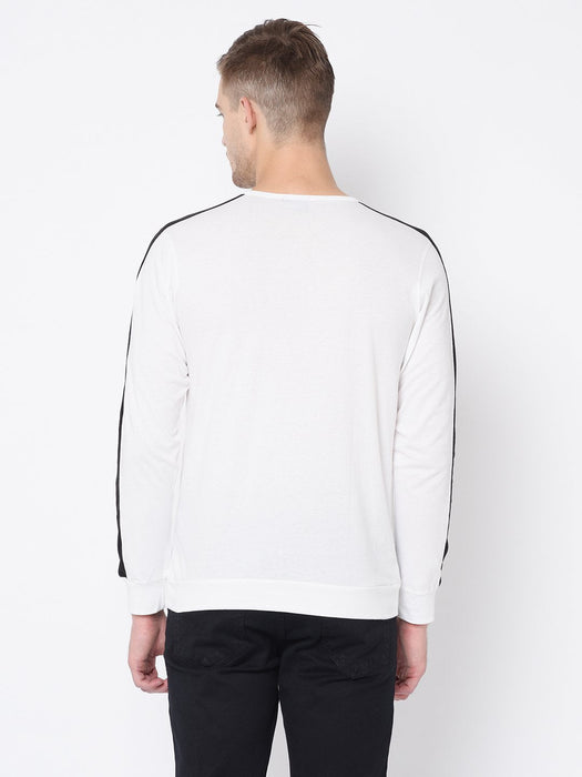 Cut & Sew Raglan Sleeve T Shirt For Men