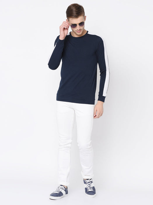 Cut & Sew Raglan Sleeve T Shirt For Men