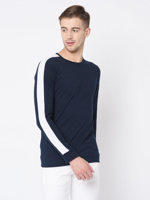 Cut & Sew Raglan Sleeve T Shirt For Men