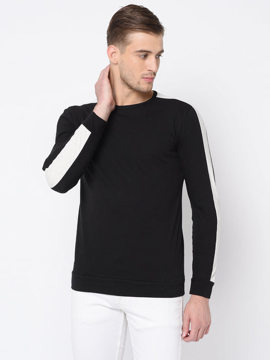 Cut & Sew Raglan Sleeve T Shirt For Men