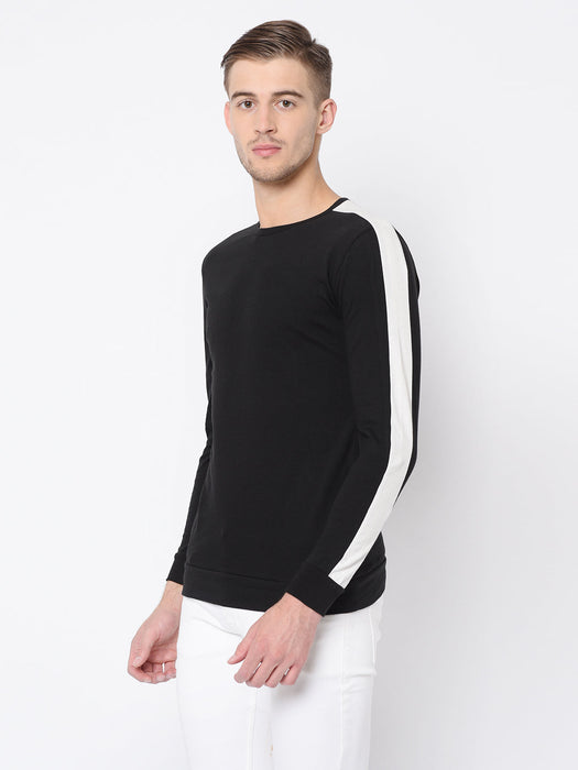 Cut & Sew Raglan Sleeve T Shirt For Men