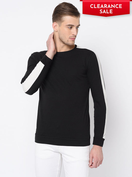 Cut & Sew Full Sleeve T Shirt For Men