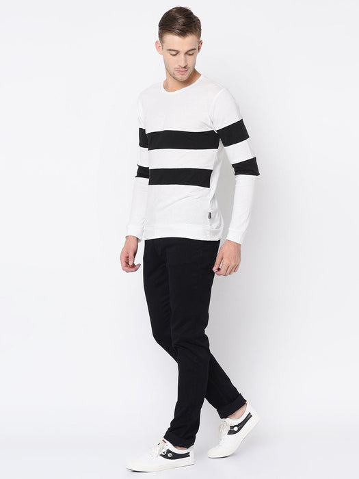 Cut & Sew Full Sleeve T-shirt For Men