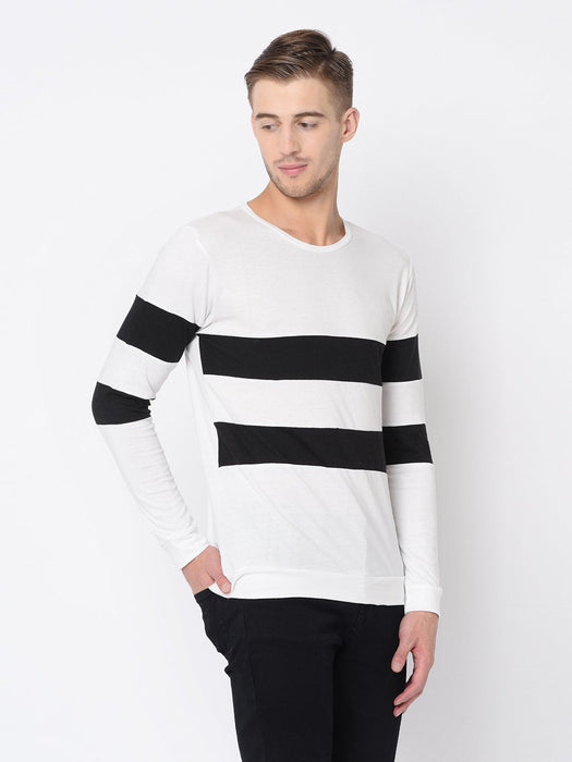 Cut & Sew Full Sleeve T-shirt For Men