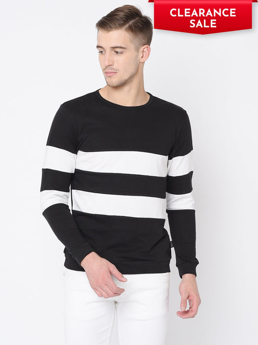 Cut & Sew Full Sleeve T Shirt For Men