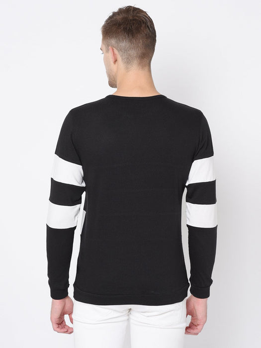 Cut & Sew Full Sleeve T Shirt For Men