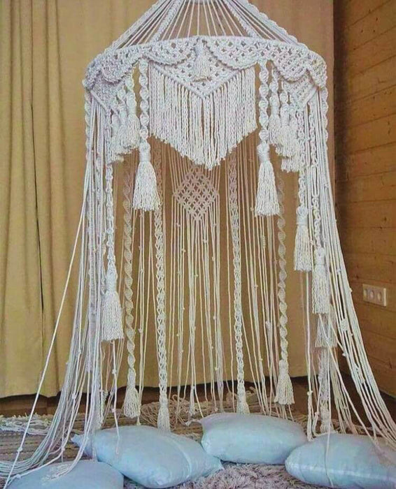 Macrame tassel Canopy