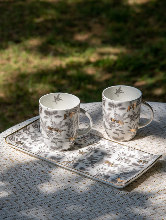 Madagascar Mug & Platter Set