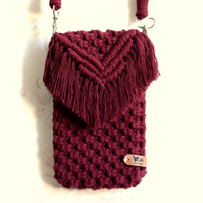 Royal Wine Handmade Macrame Sling Pouch