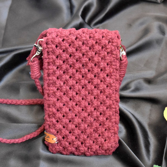 Royal Wine Handmade Macrame Sling Pouch