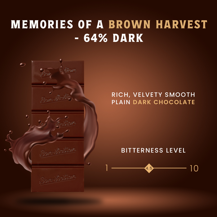 Memories Of A Brown Harvest - 64% Dark Chocolate