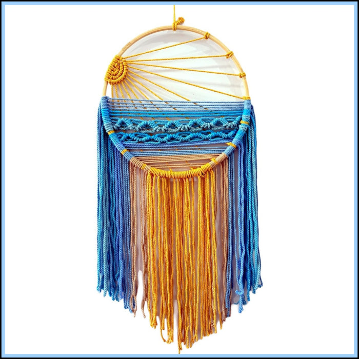 Cosmic Sunrise Macrame Wall Decor