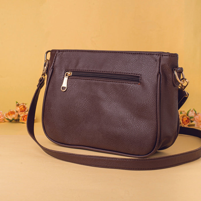 Grey Summer Blossoms Sling Bag