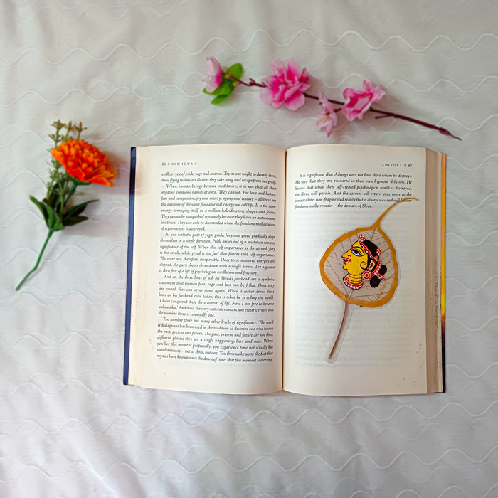 Natural Peepal Leaf Bookmark