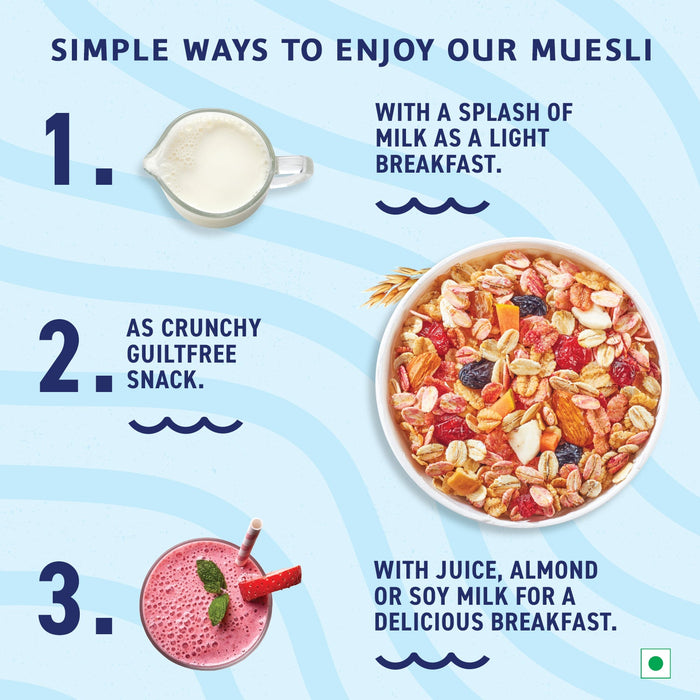 No Added Sugar  Fruits, Nuts & Seeds Muesli