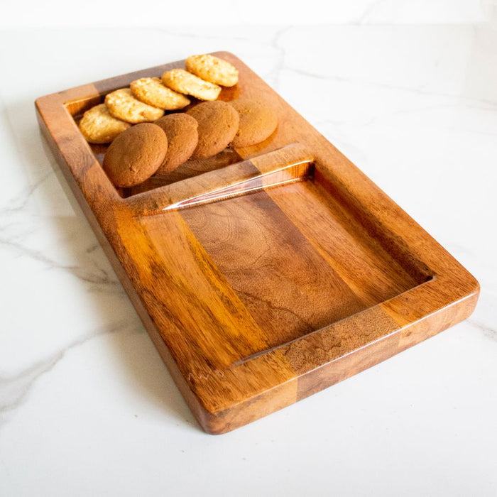 Wooden Oblique Mango wood Platter