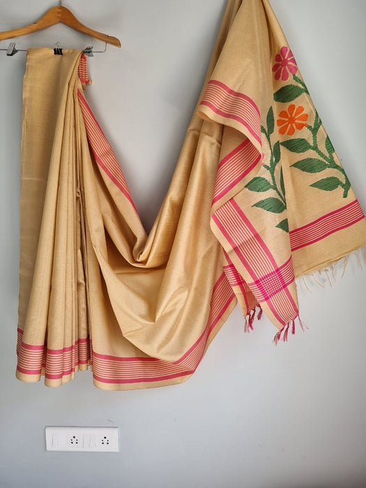 PARIJAT COTTON SILK SAREE