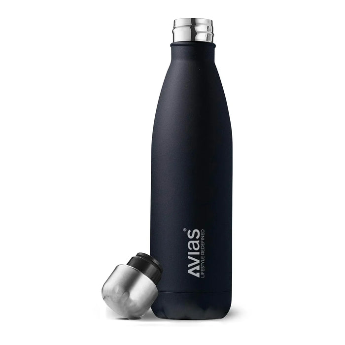 Evita Premium Stainless Steel Vacuum Insulated Flask Water Bottle| 1 Litre/ 750Ml | Black