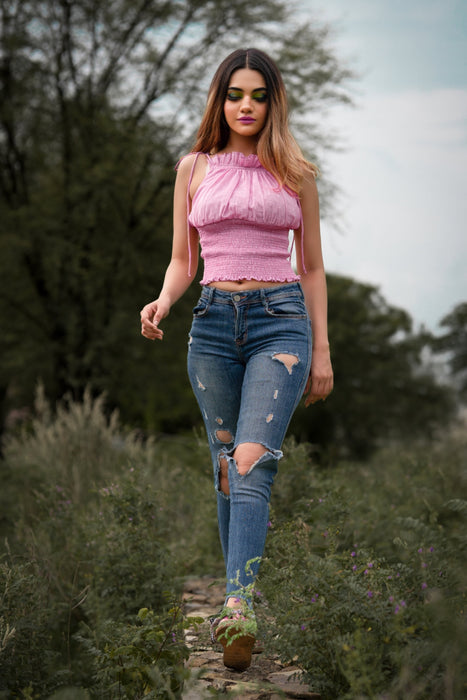 BLUSH PINK CANDY TOP