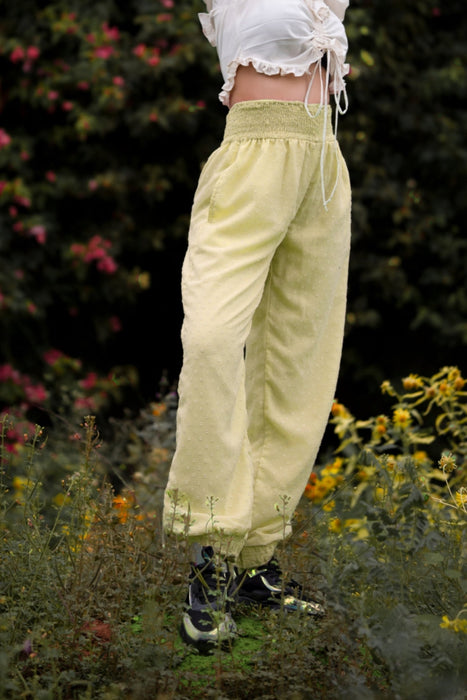 PRETTY LEMON YELLOW JOGGERS