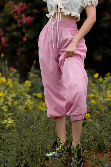 PRETTY PINK PICNIC JOGGERS