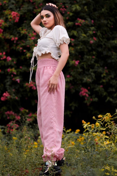 PRETTY PINK PICNIC JOGGERS