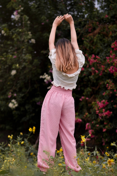 PRETTY PINK PICNIC JOGGERS