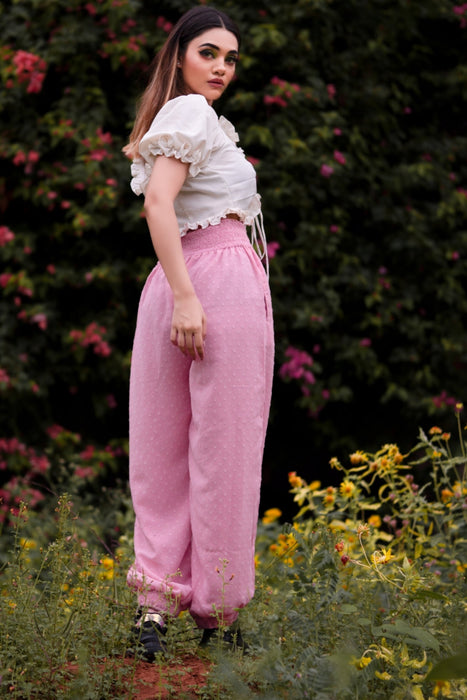 PRETTY PINK PICNIC JOGGERS