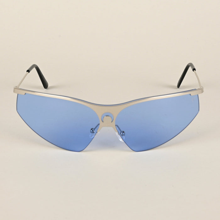 Voyage Blue Wrap-Around Sunglasses for Men & Women - MG4222