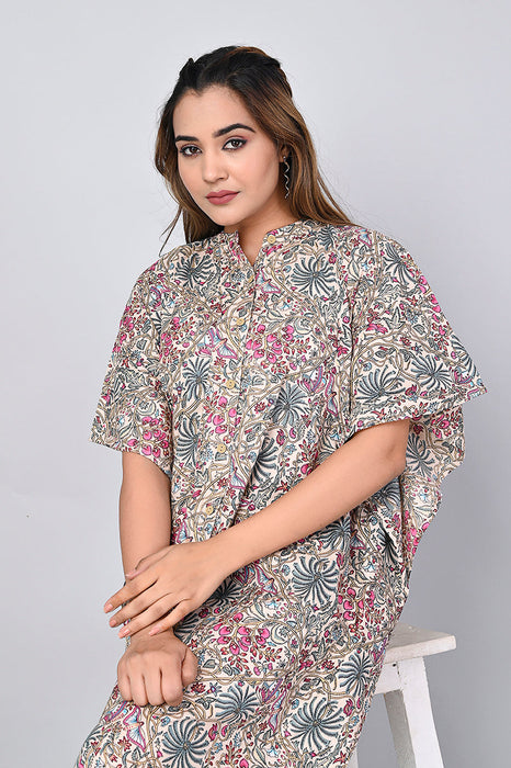 Floral Print Dress for Women (Multi)-DR-11