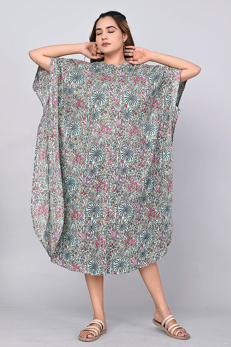 Floral Print Dress for Women (Multi)-DR-12