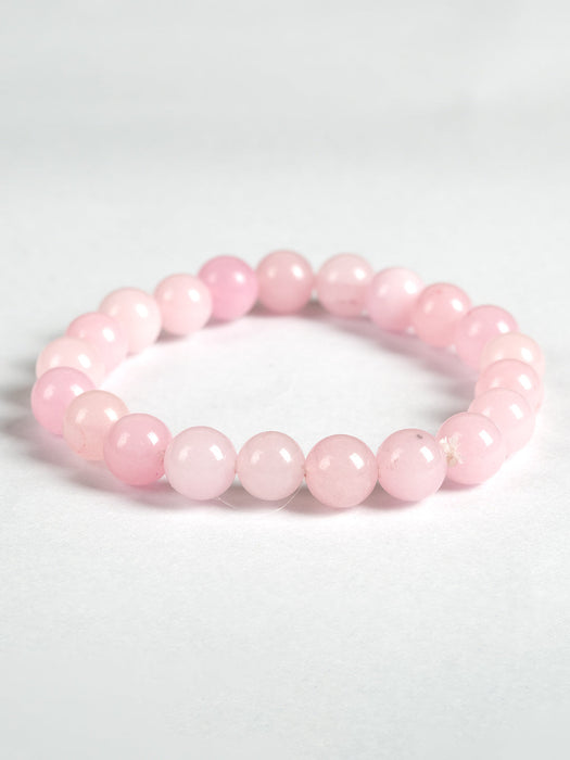 Natural Rose Quartz Beads bracelet BRROQ001-1