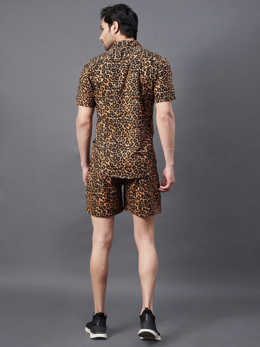 Brown Leopard Printed Co-Ord