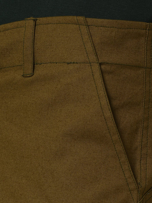 Olive Green Cut & Sew Detailing Woven Shorts for Men