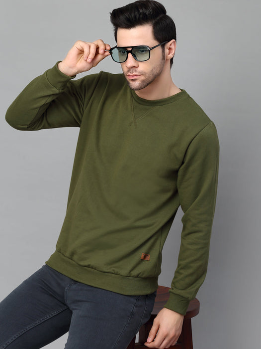 Round Neck Fleece Sweatshirt