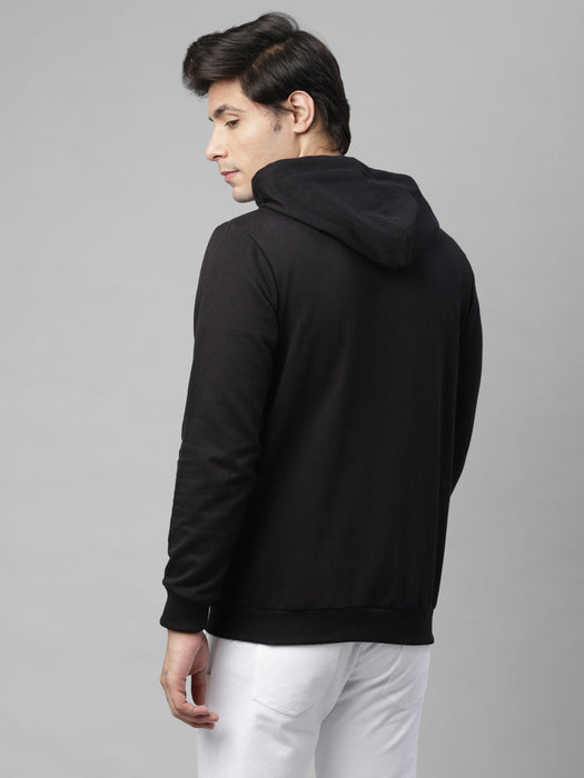 Front Zip With Hooded  Neck Fleece Jacket