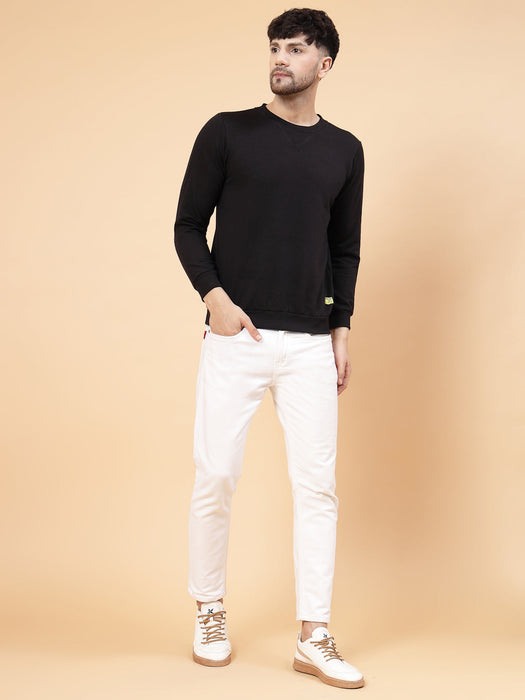 Round Neck Fleece Sweatshirt